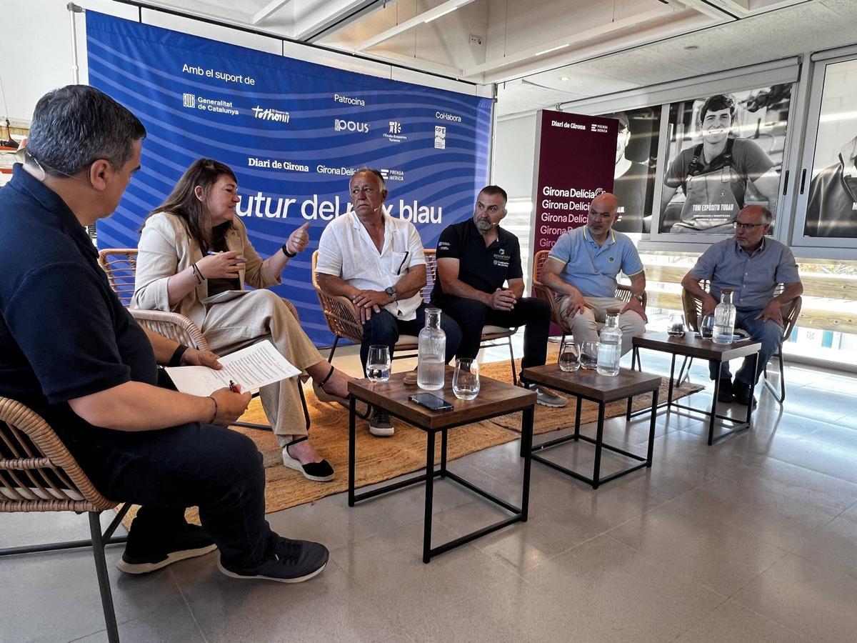 Les imatges de la taula rodona "El futur del peix blau"
