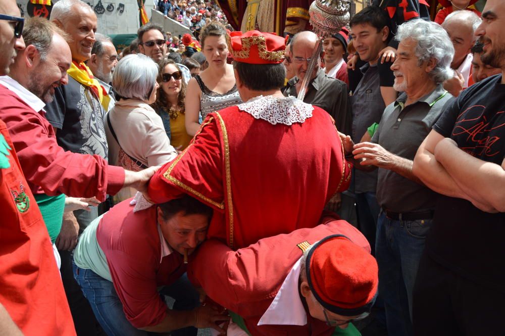 Broma al macer de la Patum Joan Segado