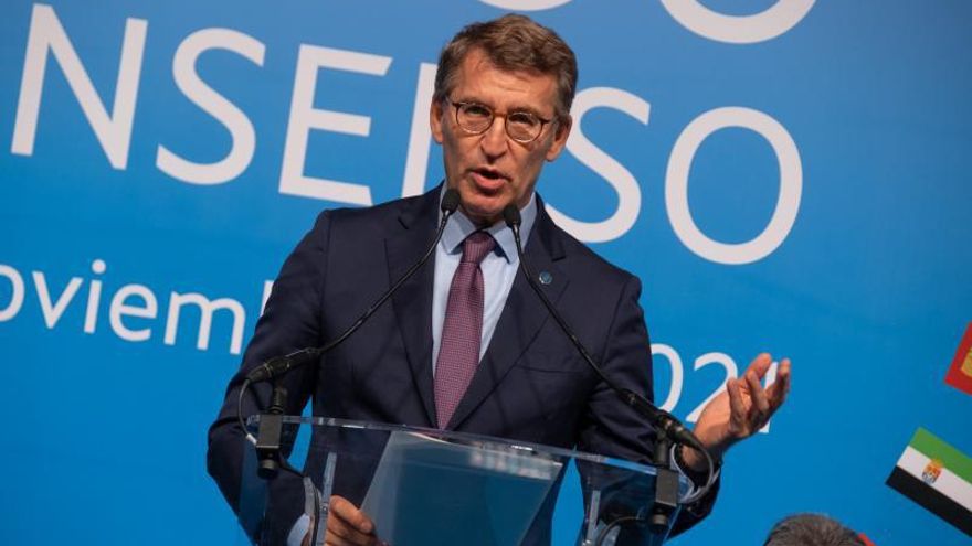 El presidente de la Xunta, Alberto Núñez Feijóo. | // DAVID CABEZÓN