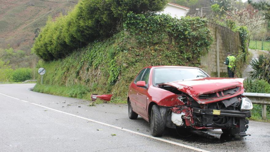 El coche, en la carretera, en Alvariza. sara arias