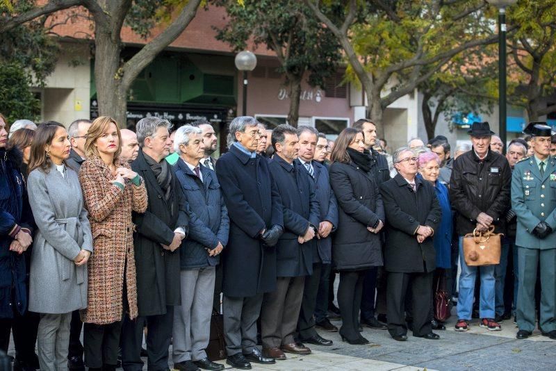 Homenaje a las víctimas de la casa cuartel de Zaragoza