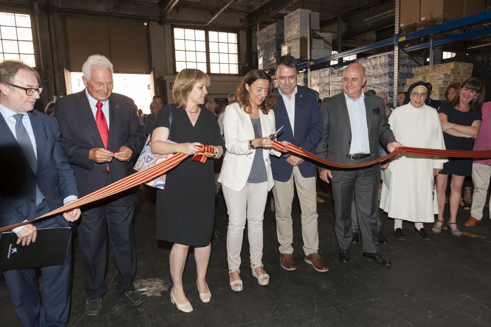 Manresa inaugura a Pirelli el primer magatzem del Banc dels Aliments a fora de Barcelona