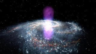 Las "burbujas" en el centro de la Vía Láctea fueron creadas por nuestro agujero negro supermasivo
