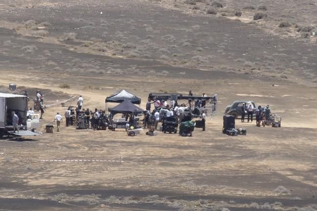 FUERTEVENTURA - BRAD PÌTT RODANDO UNA ESCENA DE LA PELICULA �?Allied�? - 24-05-16 - FOTO: GABRIEL FUSELLI