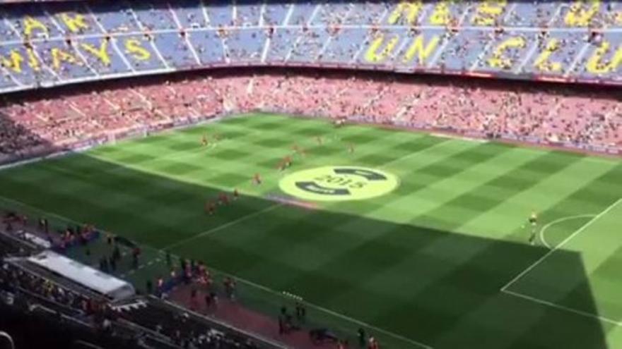 La UD Las Palmas salta al Camp Nou