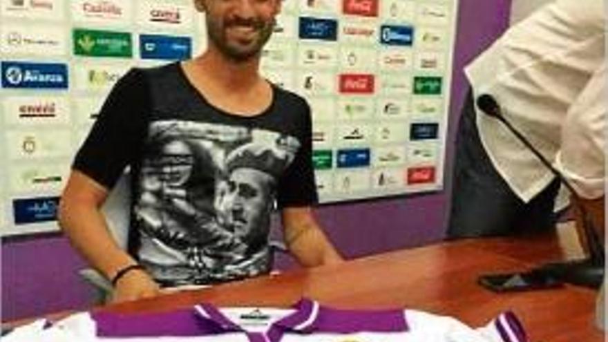 Nuno Silva, ahir a la seva presentació com a nou jugador del Jaén.