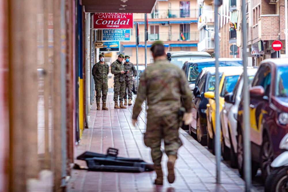 El Mando de Operaciones especiales toma Benidorm en pleno estado de alarma