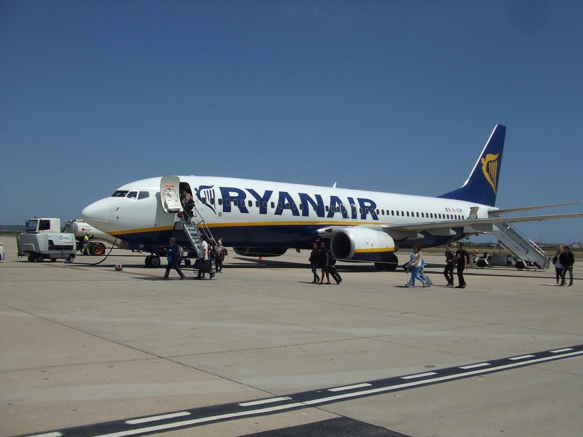 Avión de Ryanair