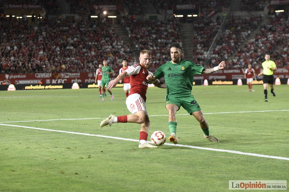 Así fue el encuentro del play off del Real Murcia y el Nástic en la lucha por el ascenso