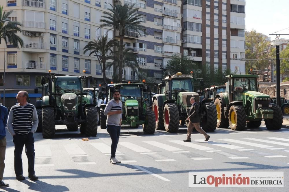 Manifestación de los agricultores por el Mar Menor en Murcia