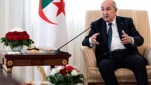 Argel, 30 de marzo de 2022.- Abdelmadjid Tebboune, presidente de Argelia