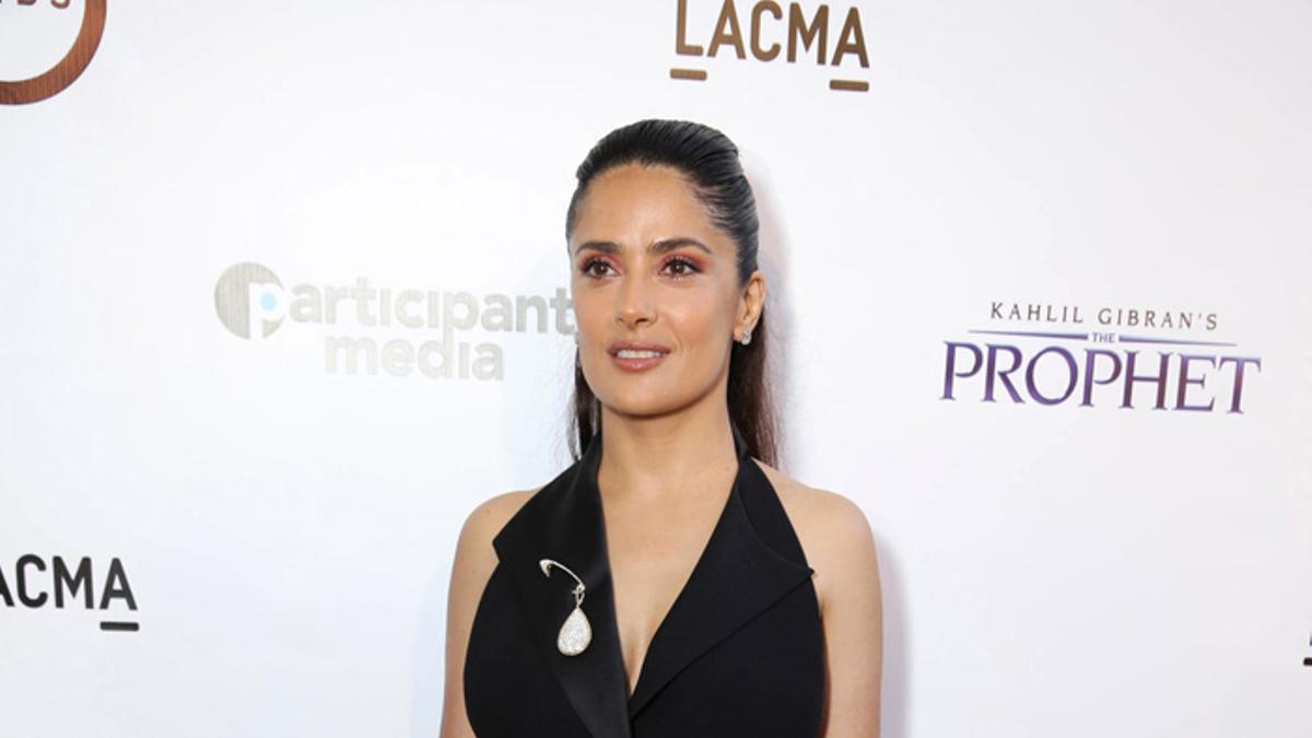 El look de Salma Hayek en el estreno de 'El Profeta'