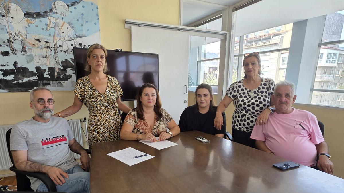 El gobierno tripartito, reunido ayer para mostrar que no hay fisuras en su respando a Anton Iglesias