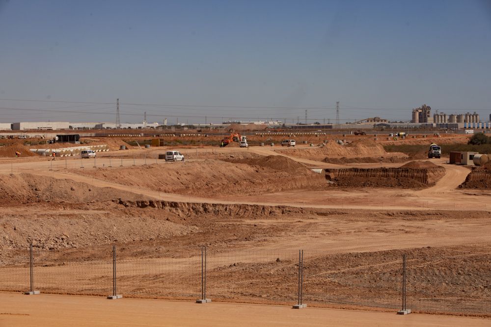 Así avanzan las obras de la gigafactoría de Sagunt