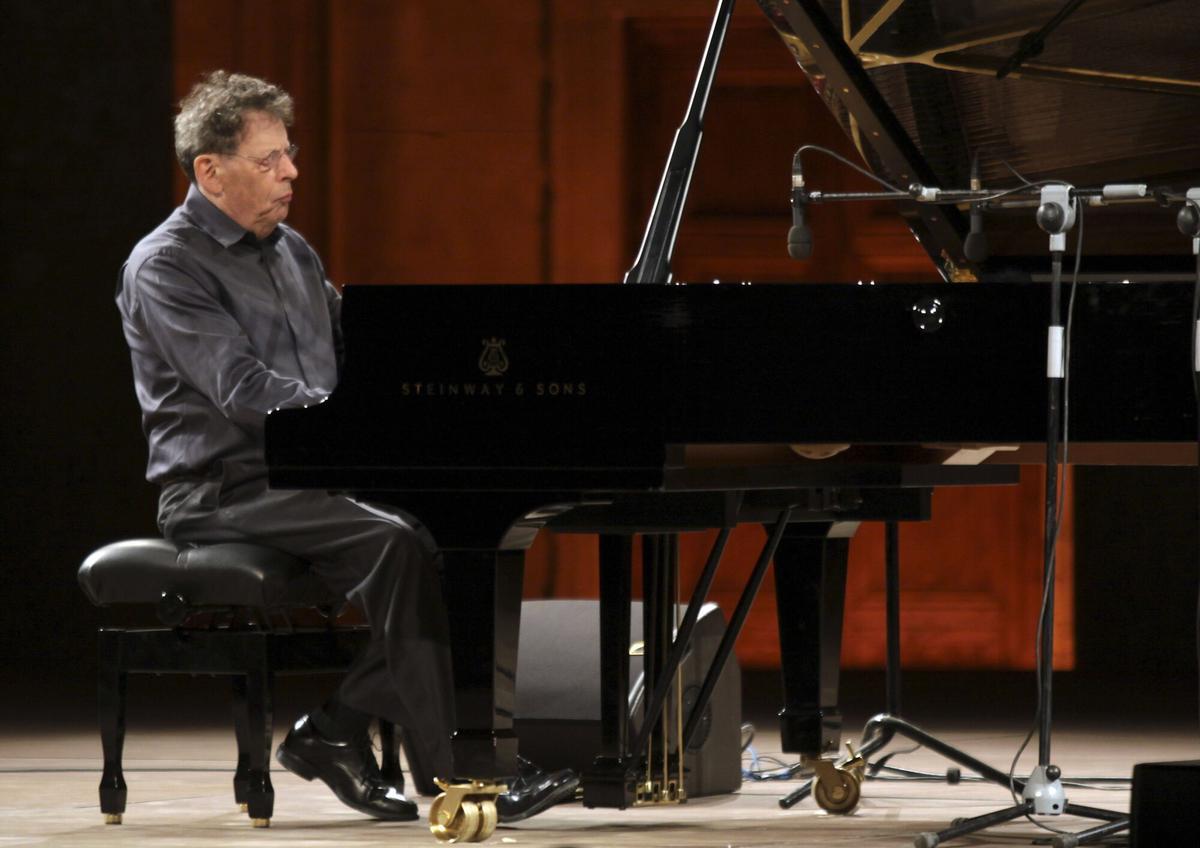 El músico y compositor Philip Glass, en una concierto de 2014