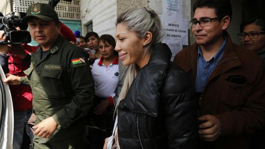 Detenida la exnovia de Morales por tráfico de influencias