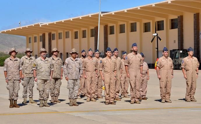 06/03/2019 BASE AEREA DE GANDO, TELDE. Acto de despedida del personal de 11º Contingente del Destacamento Grappa. (SAR). SANTI BLANCO