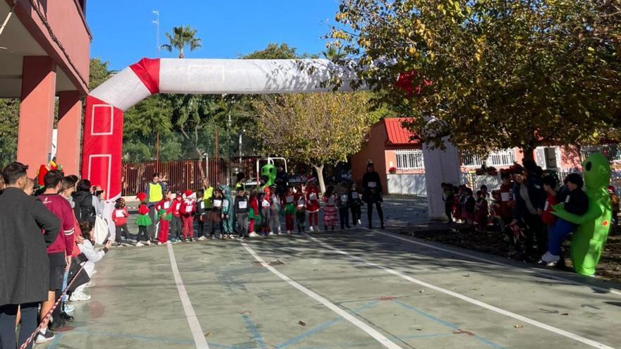 EL CEIP Nuestra Señora de la Arrixaca pone fin al trimestre con una carrera San Silvestre