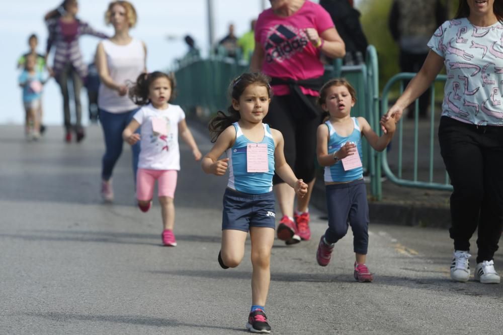 Participantes en el cross escolar de La Carriona.