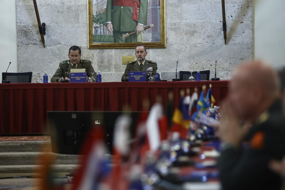 IX Foro de Jefes de Estado Mayor de los ejércitos europeos, celebrado en el acuartelamiento de Santo Domingo de Valencia.