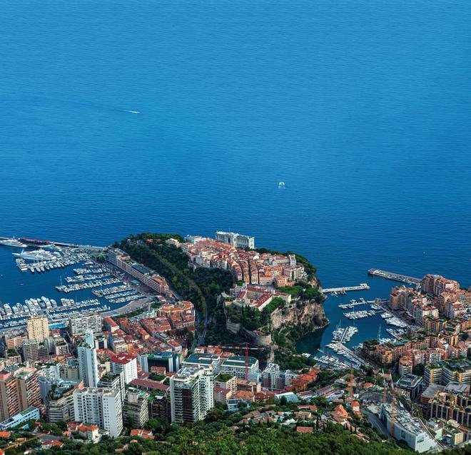 Vista aérea de Mónaco