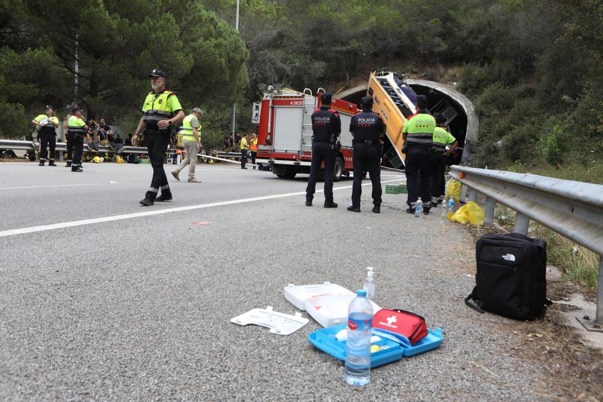 El accidente de autobús en la C-32