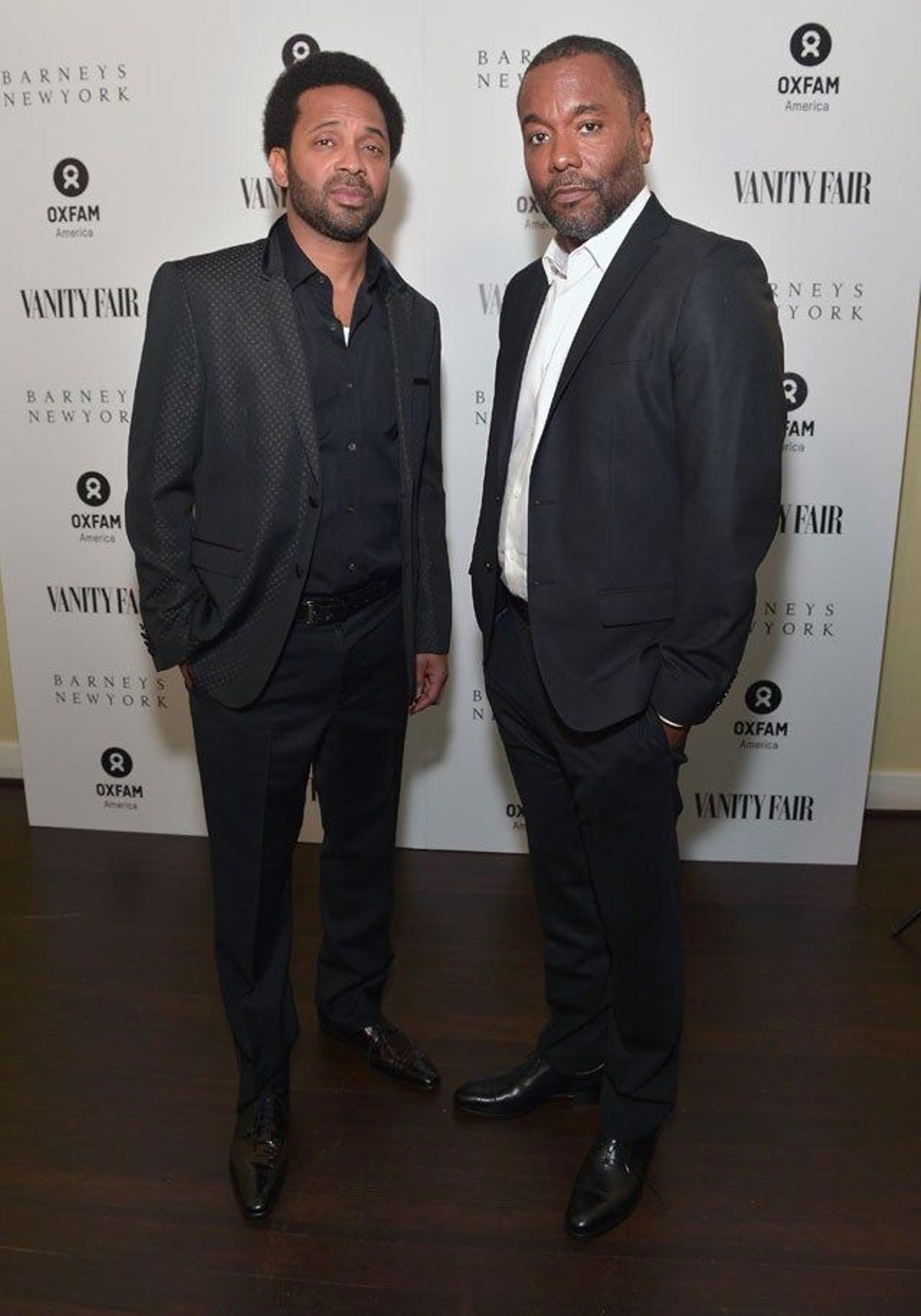 Mike Epps y Lee Daniels en la fiesta benéfica para Intermon Oxfam pre Oscar