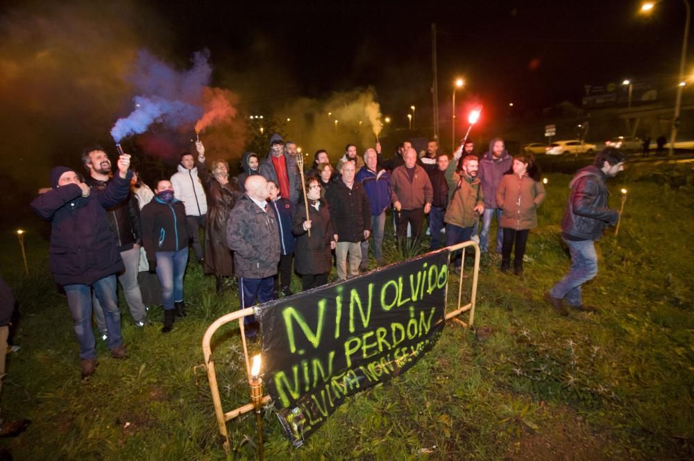 Protesta del colectivo ''Elviña non se vende''