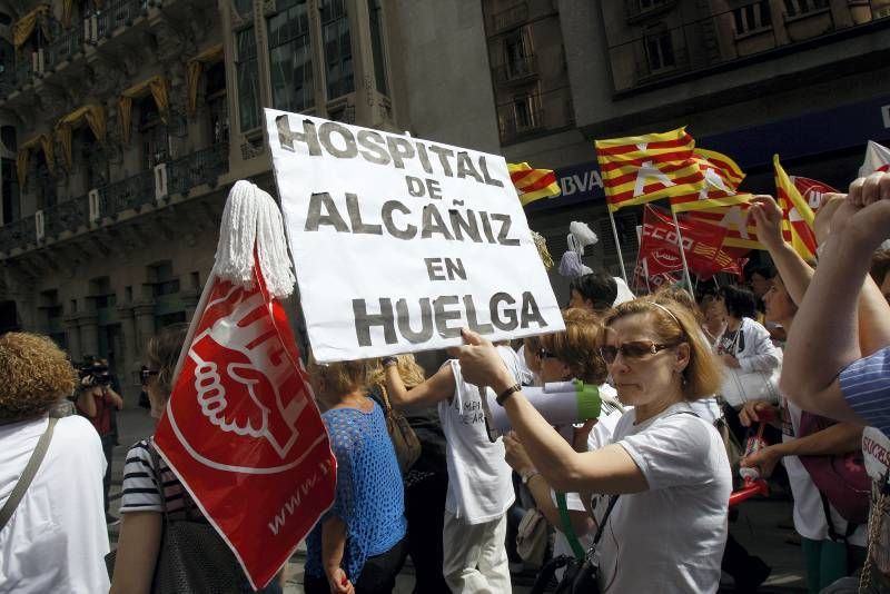 Fotogalería:  Manifestación en favor de los trabajadores de limpieza