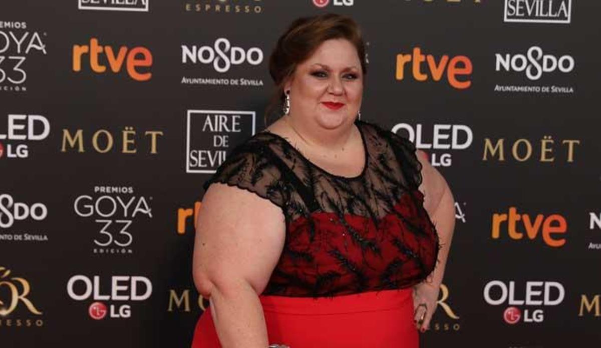 Itziar Castro, en la alfombra roja de los Premios Goya.