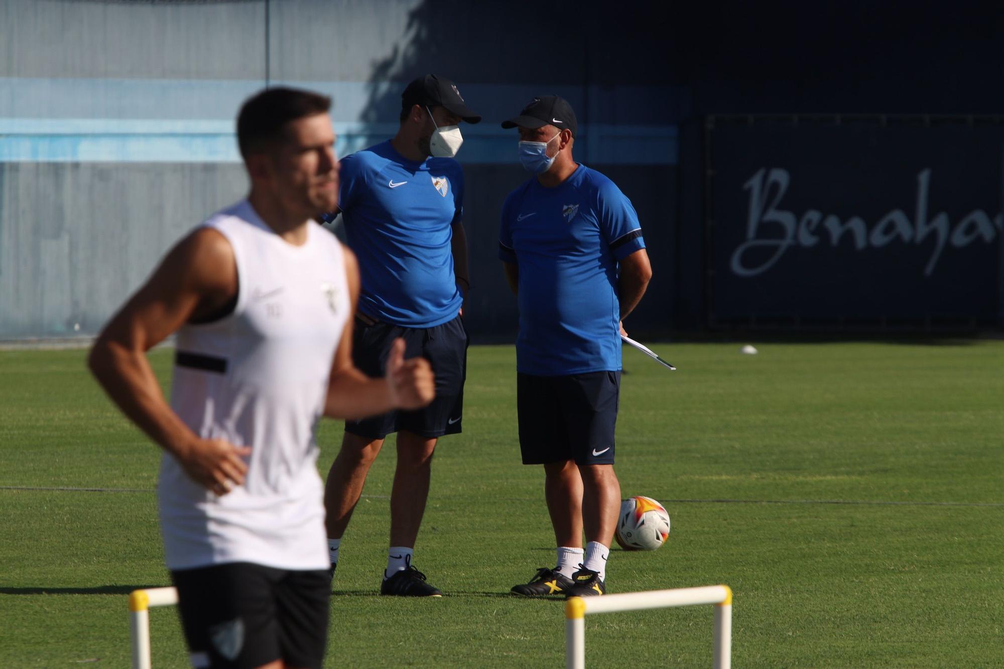 Primer entrenamiento del Málaga CF