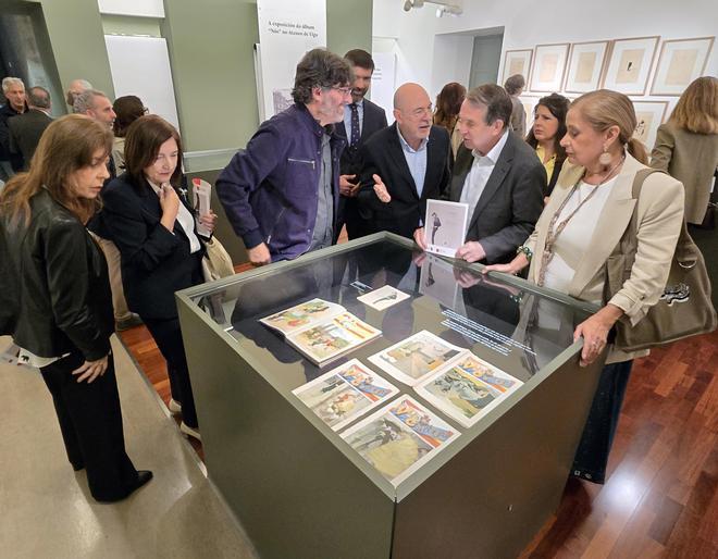 Exposición «Impresións de Castelao en Vigo» na Pinacoteca