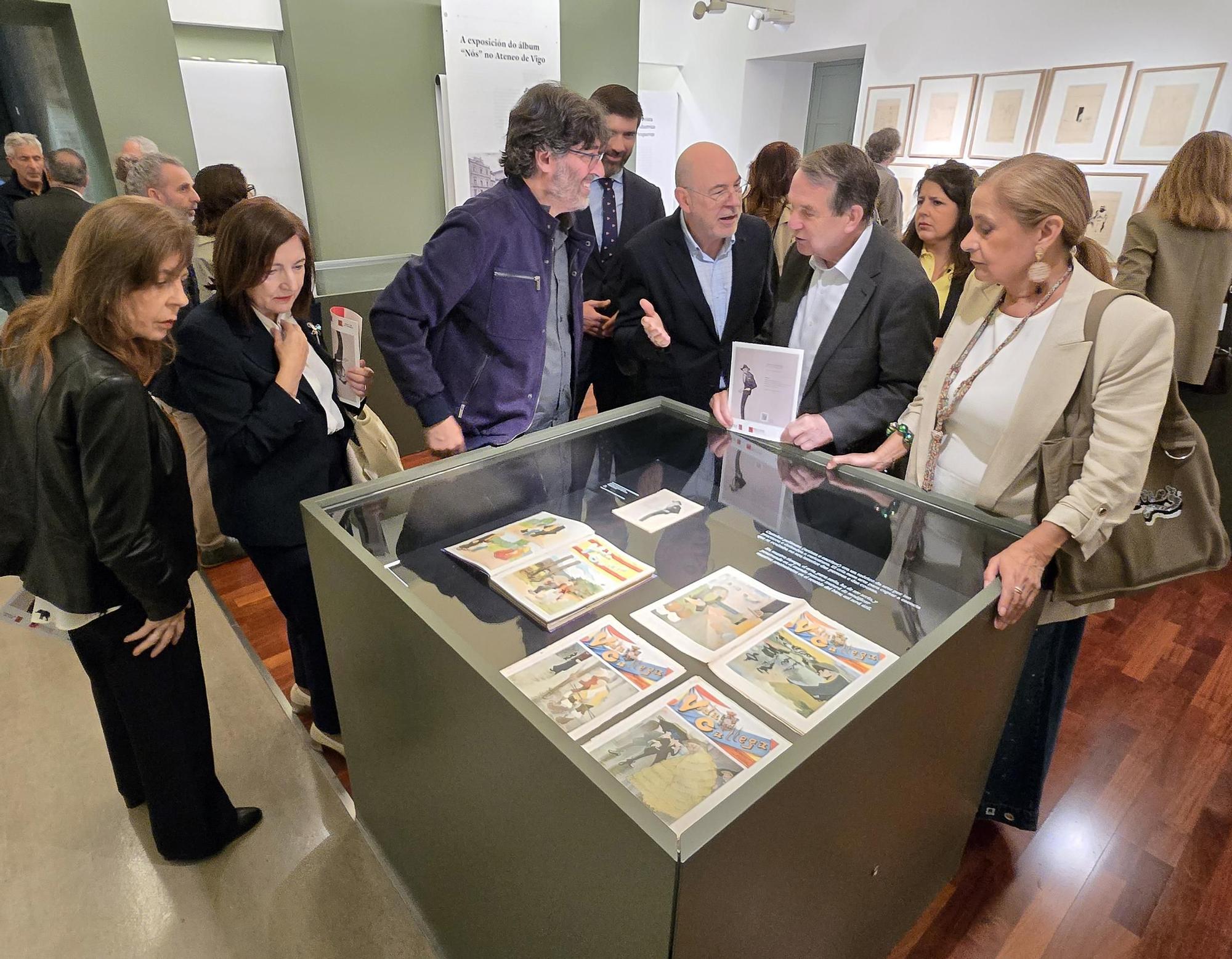 Exposición «Impresións de Castelao en Vigo» na Pinacoteca