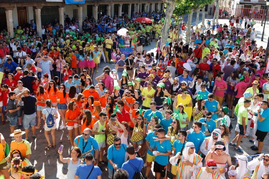 Las peñas inician las fiestas en Fuentesaúco