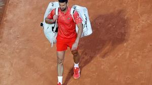 Djokovic, la semana pasada en Montecarlo.