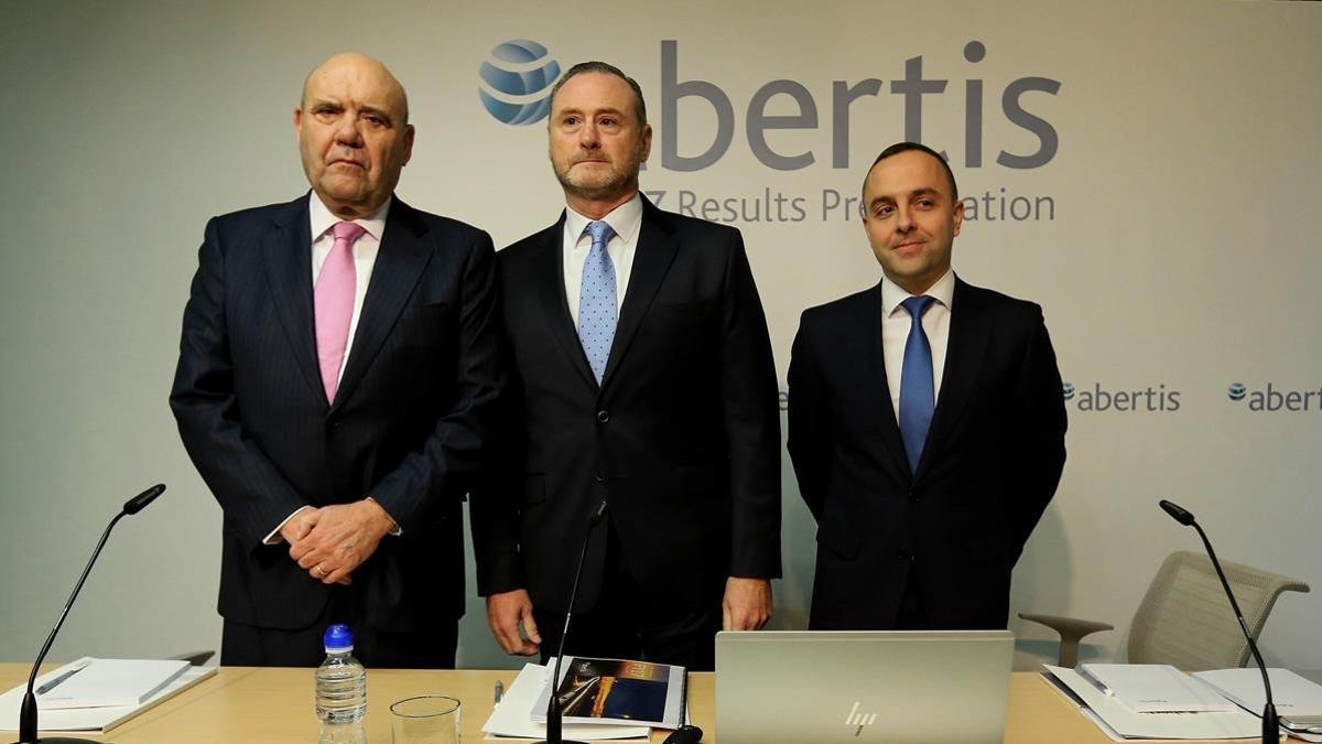 Presentación del informe de resultados de Abertis.