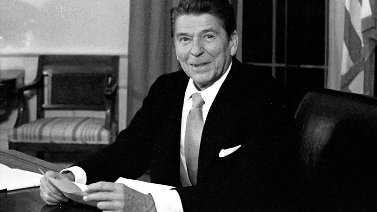 El expresidente estadounidense Ronald Regan.