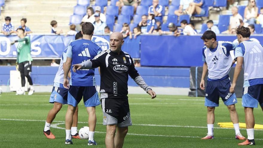 Calero exige más arrojo a su Oviedo: "¡Hay que ser valientes!"