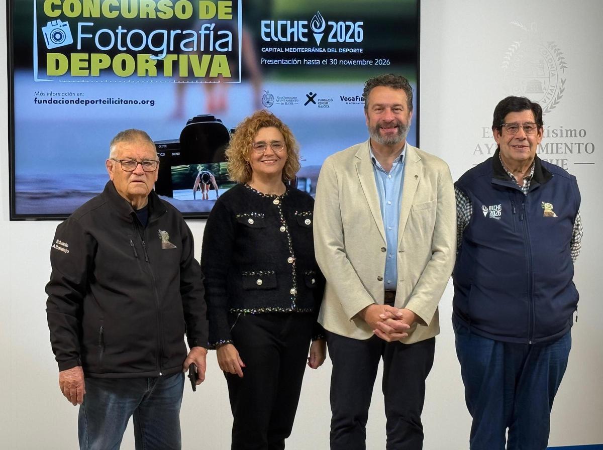 Presentació, este dimarts, a Elx, del Concurs de Fotografia Esportiva