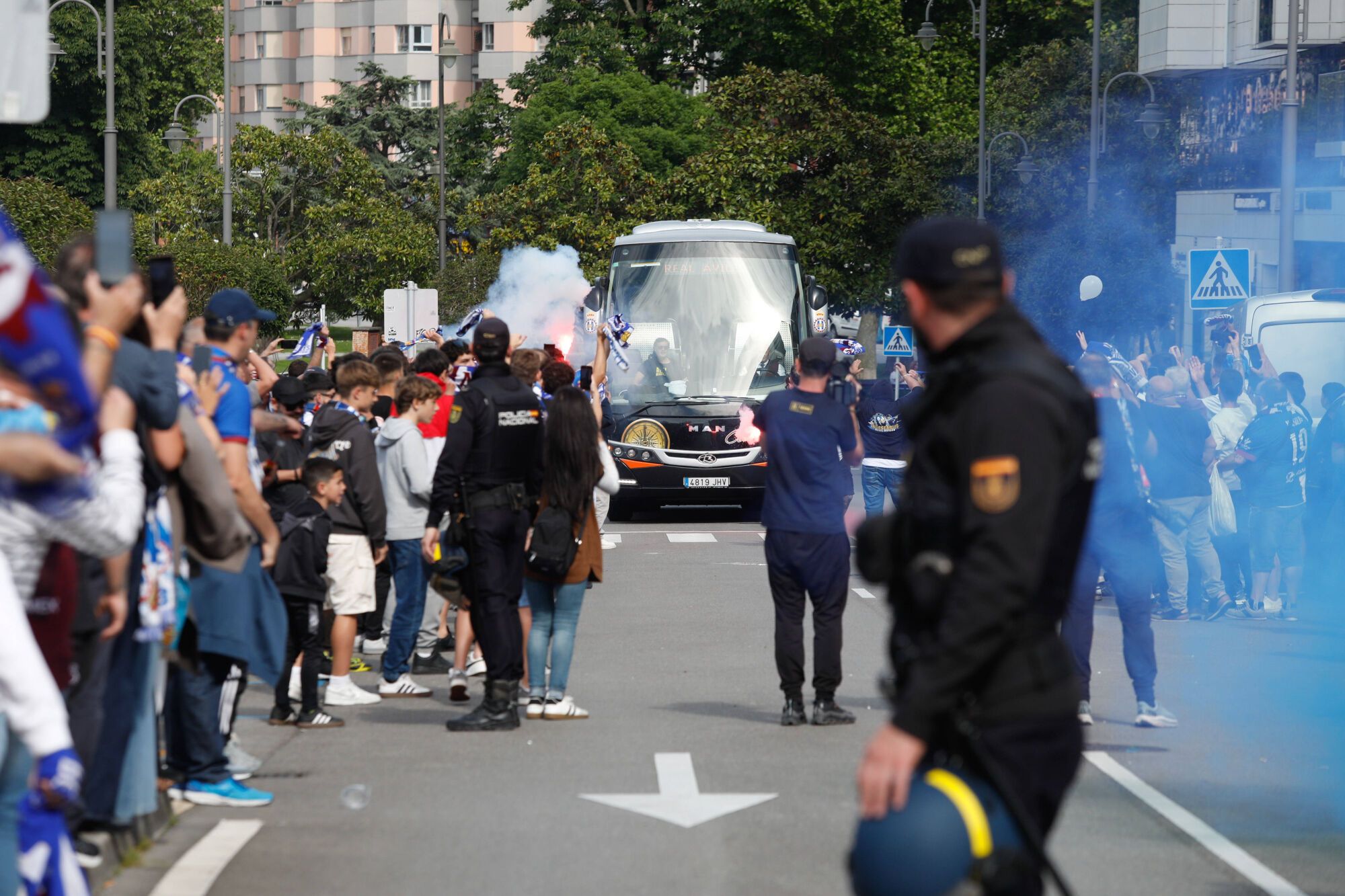 EN IMÁGENES: Ammbientazo en el play-off del Real Avilés contra el Antoniano