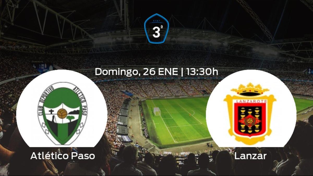 Previa del partido de la jornada 22: CD Atlético Paso - Lanzarote