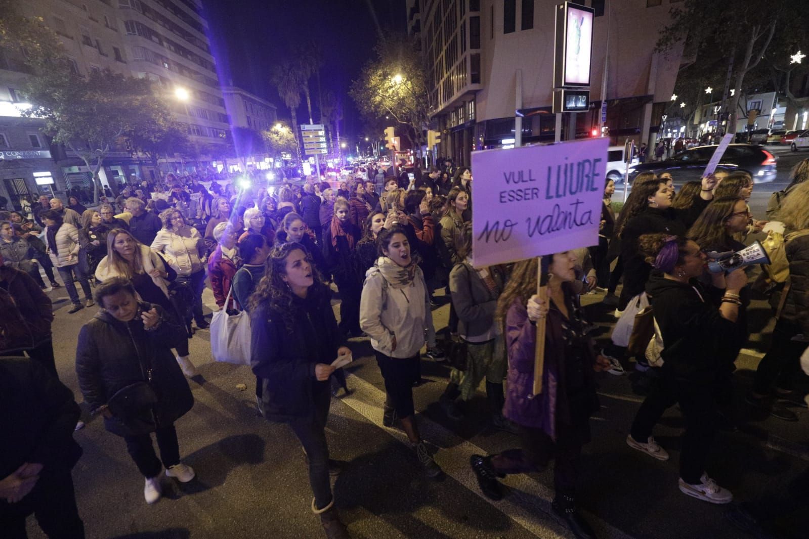 Manifestación del 25N en Palma