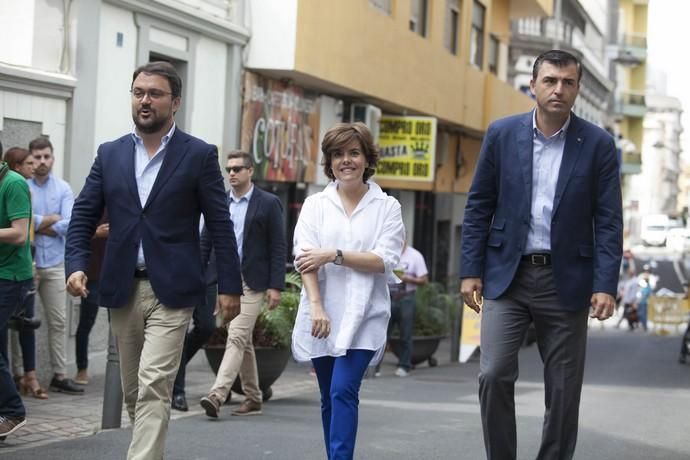 Visita de Soraya Saenz de Santamaría