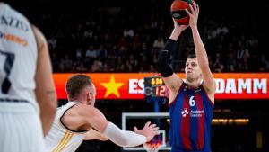 Vesely fue el gran lider ofensivo del Barça ante el Madrid