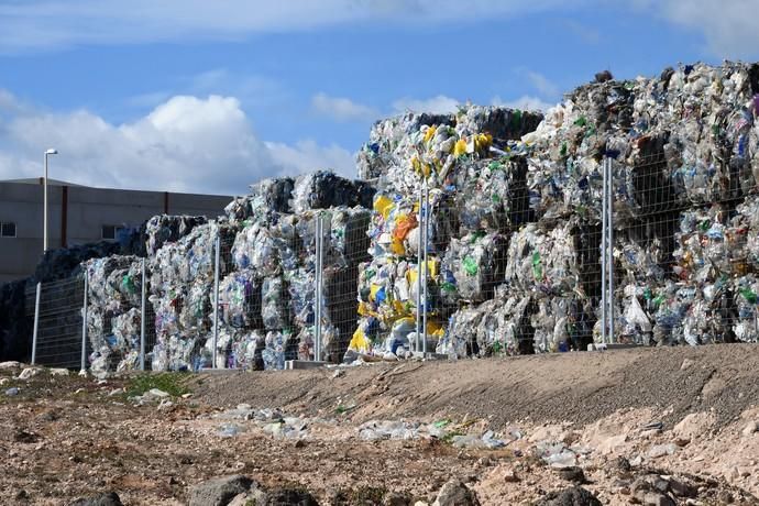 16/01/2019 EL GORO. TELDE. Plaga de moscas en los plasticos en el Polígono Industrial de El Goro. Fotografa: YAIZA SOCORRO.