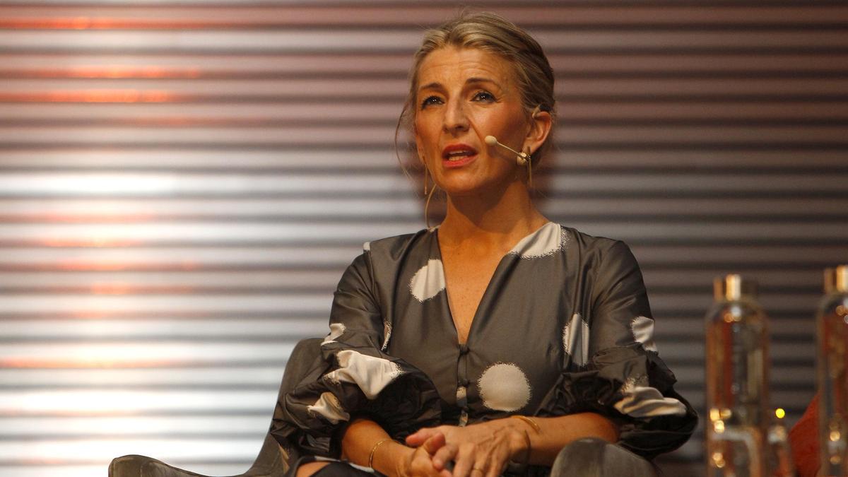 La ministra de Trabajo y vicepresidenta del Gobierno, Yolanda Díaz.