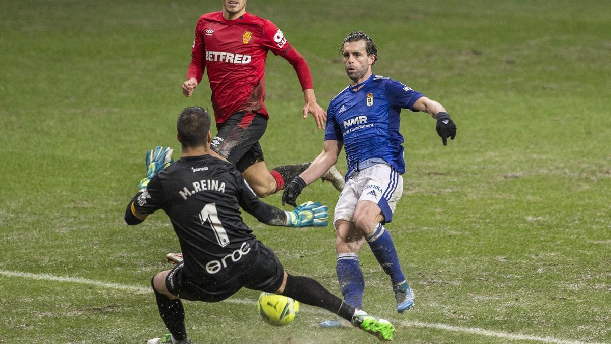 Las imágenes del partido entre el Real Oviedo y el Mallorca