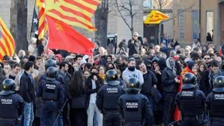 Desplegament dels Mossos, dijous passat a Girona