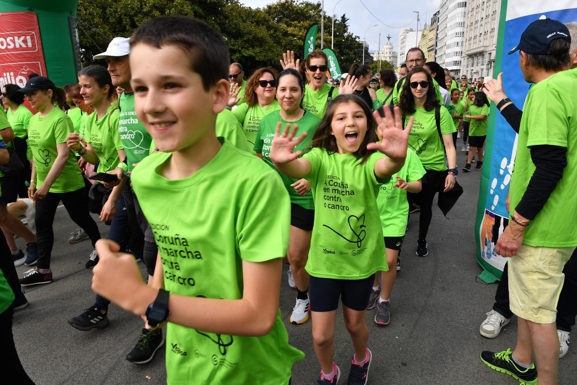 A Coruña caminó contra el cáncer