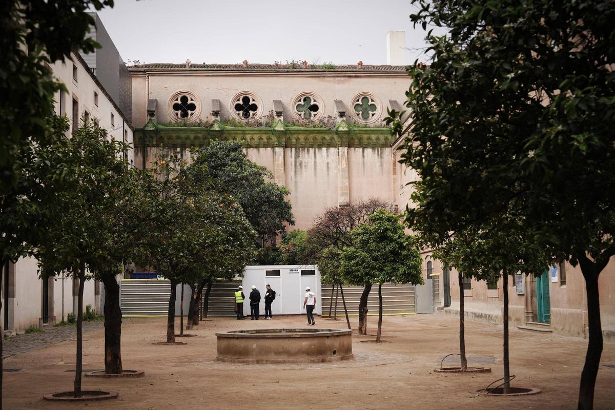 Así avanzan las obras para convertir la capilla de la Misericordia en el nuevo CAP Raval Nord